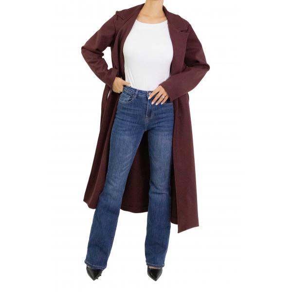 Cappotto con elastico dietro e cinta Options